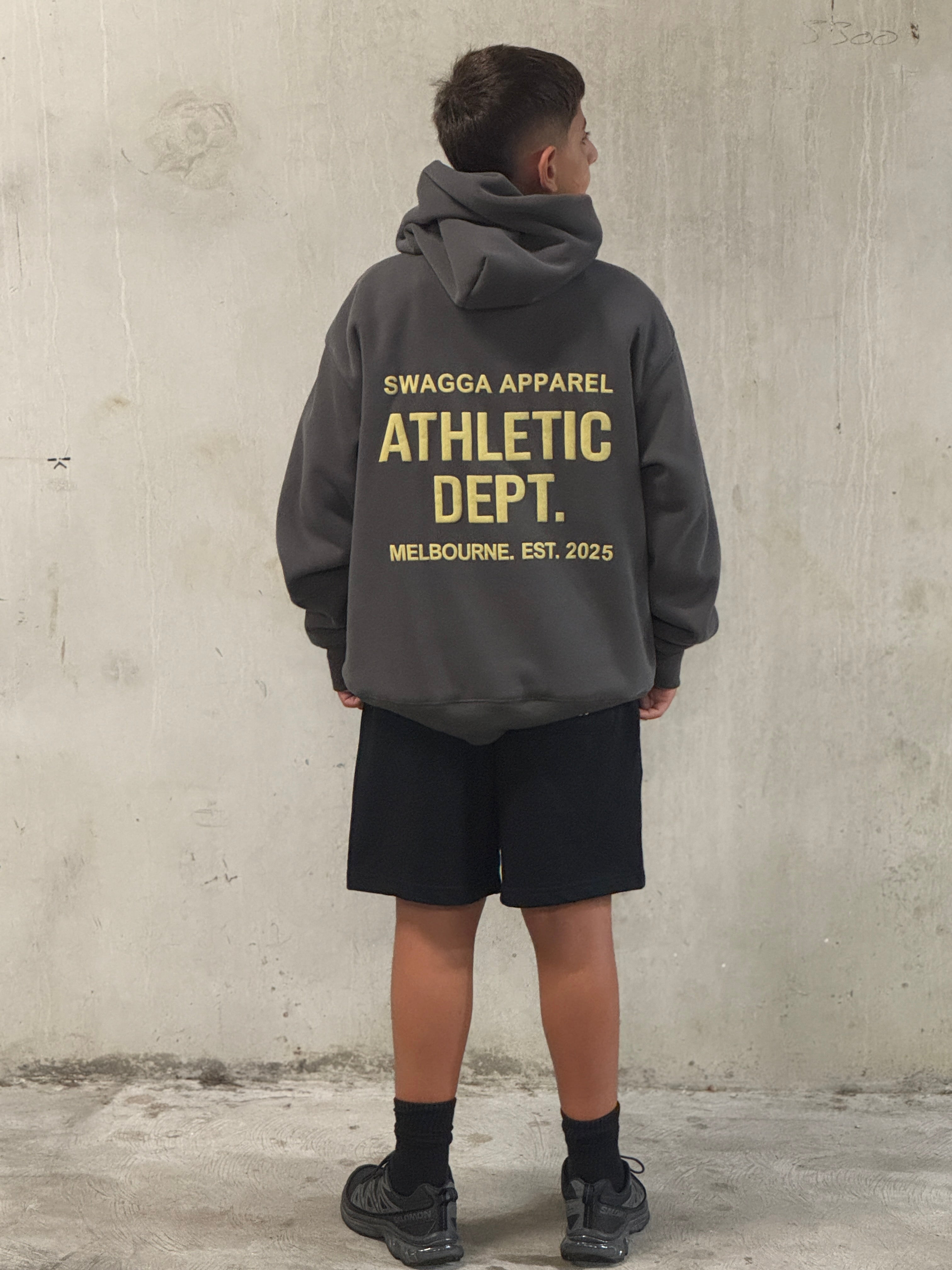 Charcoal/Ivory Hoodie