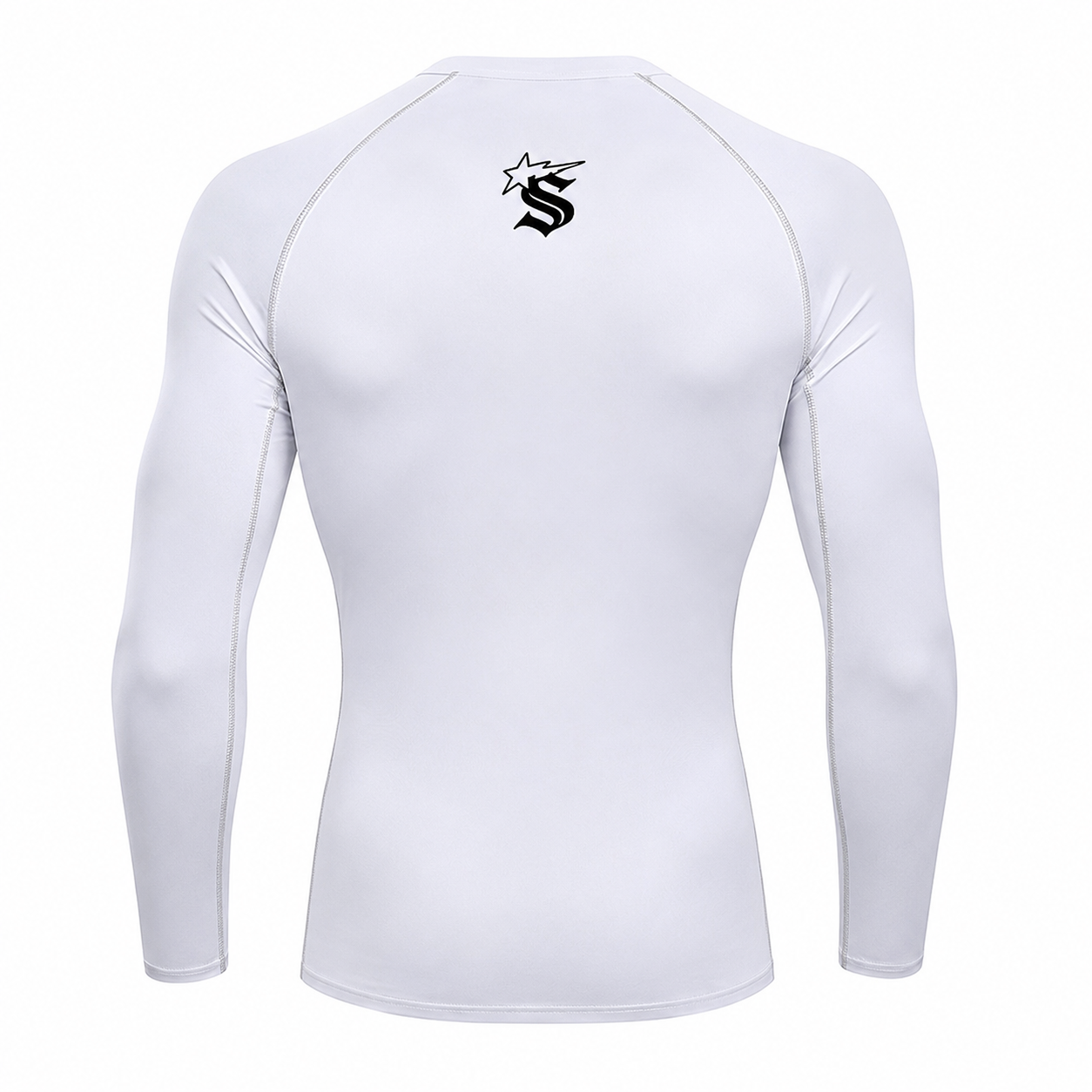 White SWAGGA compression long sleeve (pre order)