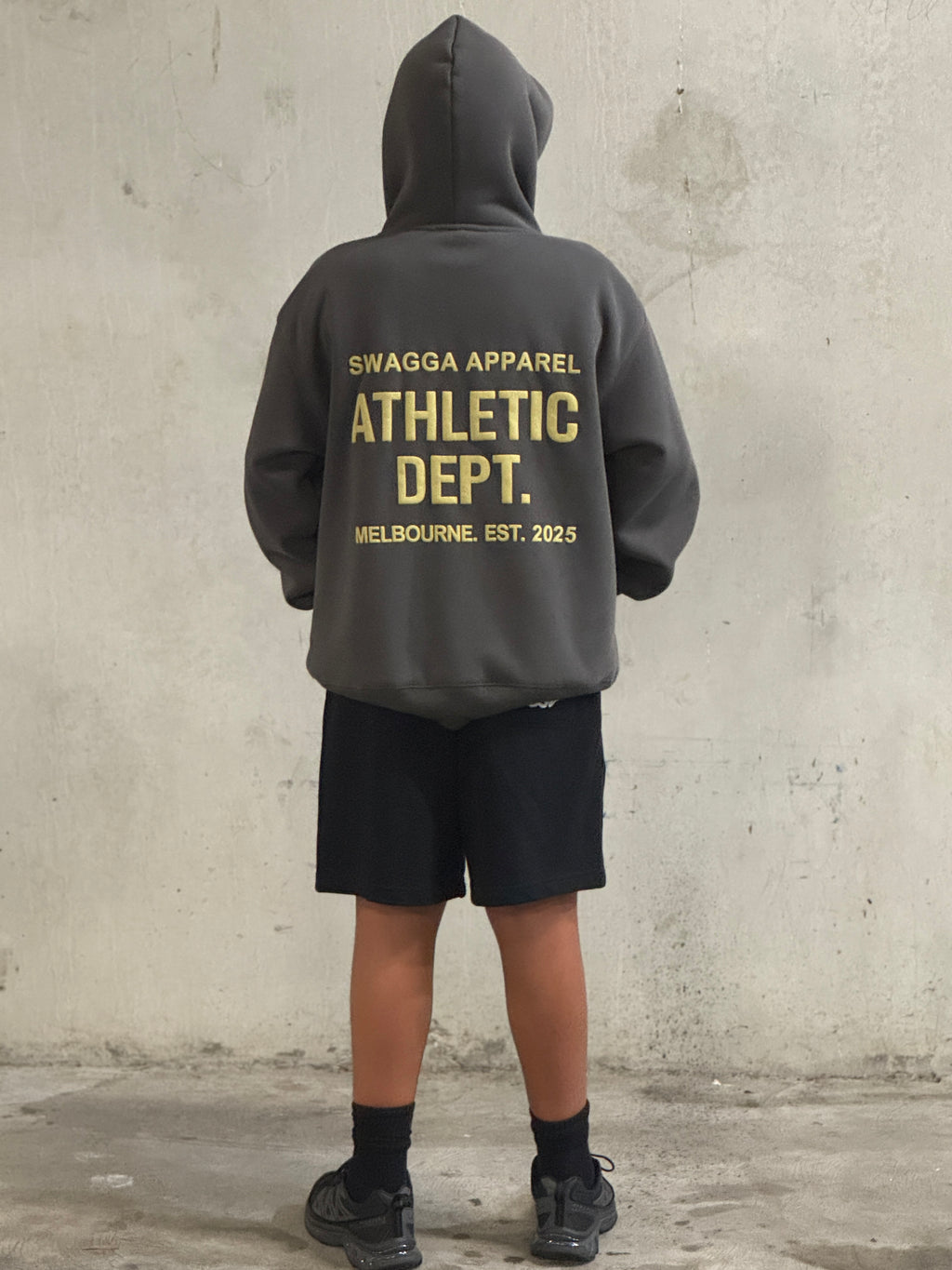 Charcoal/Ivory Hoodie