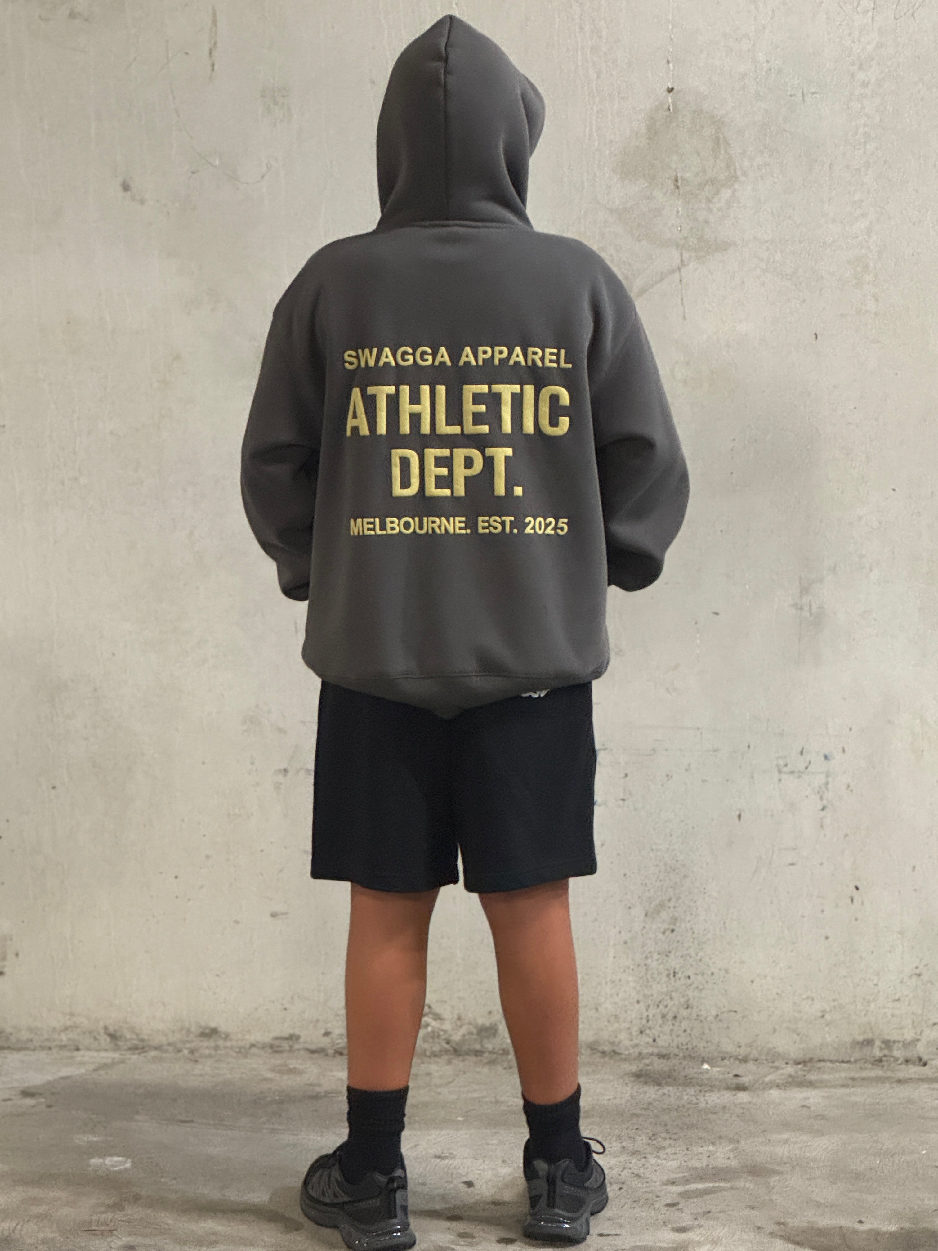 Charcoal/Ivory Hoodie